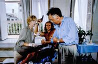 Klinik unter Palmen – (v.li.) Ursela Monn, Dierk Prawdzik, Klausjürgen Wussow.