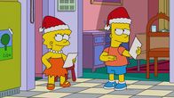 Die Simpsons – Lisa (l.); Bart (r.)