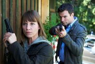 SOKO Kitzbühel – Kristina Sprenger (Karin Kofler), Jakob Seeböck (Lukas Roither).