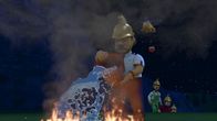 Feuerwehrmann Sam – Sogar die klassische Löschkette wird eingesetzt und Eimer von Hand zu Hand gereicht.