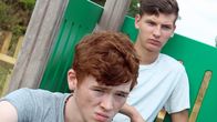 The Lesson – L-R: Joel (Rory Coltart), Fin (Evan Bendall)
