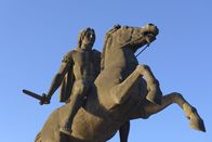 ZDF-History: Alexander der Große - Der Superstar der Antike – Alexanders Pferd Bukephalos ist Teil seines Mythos. Alexander der Große wird deshalb auf vielen Denkmälern mit diesem Pferd dargestellt.