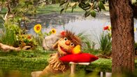 Unser Sandmännchen – Moppi freut sich auf seine Birne.