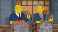 Die Simpsons – Gary Chalmers (l.), Rektor Skinner (r.)