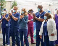 Grey's Anatomy – Kevin McKidd (Dr. Owen Hunt), Kim Raver (Dr. Teddy Altman), James Pickens Jr. (Dr. Richard Webber), Chandra Wilson (Dr. Miranda Bailey).