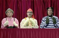 bullyparade – Kasperle-Theater: 'Kaspürlü' mit Christian Tramitz (r.), Rick Kavanian (M.) und Michael "Bully" Herbig (l.).