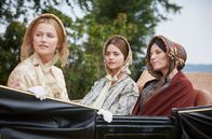 Victoria – Picture shows: Duchess Monmouth played by Lilly Travers, Queen Victoria played by Jenna Coleman and Princess Feodora played by Kate Fleetwood