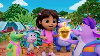 Dora – v.li.: Isa, Boots, Dora, Benny, Tico
