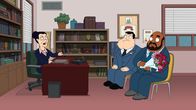 American Dad! – (v.l.n.r.) Ellen Riggs; Stan Smith; Direktor Lewis