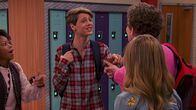 Henry Danger – L-R: Charlotte Page (Riele Downs), Henry Hart (Jace Norman), Jasper Dunlop (Sean Ryan Fox), Piper Hart (Ella Anderson)