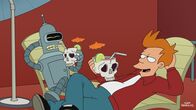 Futurama – Bender (l.) und Fry (r.) ahnen nicht, dass etwas Großes auf sie zukommt ...