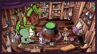Sir Mouse – Mr. Witch weist Mouse in die Zauberei ein.