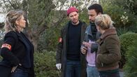 Candice Renoir – L-R: Candice Renoir (Cécile Bois) Mehdi Badhou (Ali Marhyar), Antoine Dumas (Raphaël Lenglet), Valentine Atger (Yeelem Jappain)
