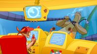 Tom – "Tom", "Tom in Japan." An der Küste Japans rettet Saurier Tom den Perlentaucher Miko gerade noch vor einer geheimnisvollen Riesenkrake. Bei dieser handelt es sich allerdings um das getarnte Mini-U-Boot von Mr. Red, einem Erzrivalen von Mr. Carter. Als auch dieser mit seinem Schiff dort aufkreuzt, entbrennt zwischen den beiden Bösewichten ein Kampf um die Perlen der unter Umweltschutz stehenden Austernbänke.