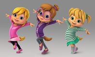 ALVINNN!!! und die Chipmunks – L-R: Britanny, Jeanette und Eleonora