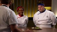 Hell's Kitchen mit Gordon Ramsay – L-R: Keona Hogan und Trenton Garvey