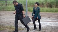 The Courier – L-r: The Courier (Jeffrey Dean Morgan), Anna (Josie Ho)