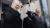 Apokalypse: Der Kalte Krieg – Fulton, Missouri - Churchill und Truman feiern den Sieg. (INA)