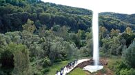 Pulverfass Vulkaneifel – Der Geysir Andernach ist mit etwa 50 bis 60 Metern Auswurfhöhe der höchste Kaltwassergeysir der Erde.
