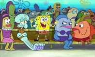 SpongeBob Schwammkopf – Die kindische Art von Spongebob (3.v.r.) geht nicht nur Thaddäus (2.v.l.) auf die Nerven ...
