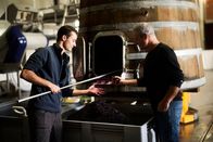 Winzerlegenden – Weingut Heinrich; Vincent und Gernot Heinrich während Servus TVs Winzerlegenden in Gols, Burgenland, Österreich am 17. Ostober 2023