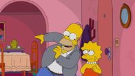 Die Simpsons – Bei einem Pokerabend verliert Homer (l.) 5.000 Dollar an Laney Fontaine, eine alte Broadway-Größe, die jetzt mit Moe zusammen ist. Um seine Wettschulden zu begleichen, muss Lisa (r.) einspringen ...