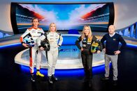 Formel 1 Motorhome – L-R: Ferdinand Habsburg, Bianca Steiner, Corinna Kamper, Robert Lechner.