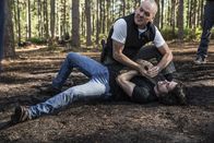 American Assassin – Stan Hurley (Michael Keaton, hinten); Mitch (Dylan O'Brian, vorne)