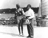 Filmschatz Österreich: Der Herr Kanzleirat – Hedy Faßler (Lilly), Hans Moser (Leopold Bachmayer).