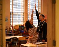 Abbott Elementary – Janine Teagues (Quinta Brunson), Gregory Eddie (Tyler James Williams)