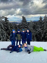 RUN4U - Winteredition! - #lauf – v.l.n.r.: Vanessa, maddox, Tove und Henry