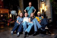 Mindblow – v.l.: Sylvie Marinkovic als Sandra Belart, Dimitri Stapfer als Markus Birri, Helen Wills als Eva Birri, Kay Kysela als Robin Ayden.