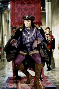 Im Zeichen der Lilie – Ludwig XI. (Jean-Louis Barrault) sorgt sich um seine entführte Patentochter.