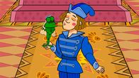 Maschas Märchen – Prinz Ivan und das Froschmädchen küssen sich.