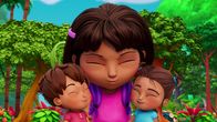 Dora – v.li.: Guillermo, Dora, Isabella
