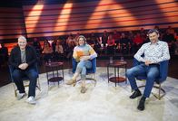 Fakt oder Fake – Von links: Alexander Herrmann, Elena Uhlig und Michael Altinger.