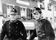 Füsilier Wipf – Jetzt oder nie:Heinrich Gretler als Leu, Paul Hubschmid als Wipf (Copyright SRF/Atlantic Film S.A.)