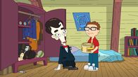 American Dad! – Roger (l.); Steve (r.)