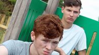 The Lesson – L-R: Joel (Rory Coltart), Fin (Evan Bendall)