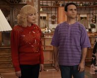 The Goldbergs – L-R: Beverly Goldberg (Wendi McLendon-Covey) and Barry Goldberg (Troy Gentile)