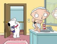Family Guy – L-R: Brian Griffin (Seth MacFarlane) und Stewie Griffin (Seth MacFarlane)