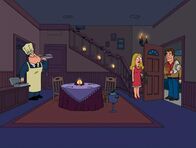 American Dad! – (v.l.n.r.) Stan Smith; Francine Smith; Travis