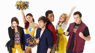 Swindle – L-R: Melissa Bing (Ciara Bravo), Amanda Benson (Ariana Grande), Griffin Bing (Noah Crawford), Ben Dupree (Chris O'Neal), Savannah Westcott (Jennette McCurdy), Darren Vader (Noah Munck)
