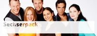 Sechserpack – V.l.n.r.: Shirin Soraya, Nina Vorbrodt, Emily Wood, Thomas M. Held, Hanno Friedrich, Mirco Reseg