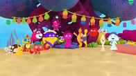 Maari - Abenteuer am Riff – Überraschung! Alle feiern Jellies und Wums Geburtstag.