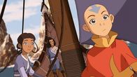 Avatar - Herr der Elemente – L-R: Katara, Bato, Aang