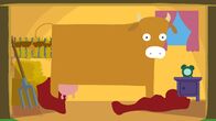 Animanimals – Die Kuh fragt sich, wo ihre Flecken geblieben sind.