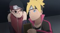 Boruto – L-R: Sarada und Boruto