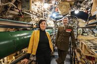 Käpt'ns Dinner – Sandra Maischberger und Michel Abdollahi.