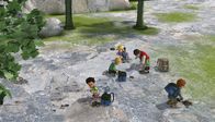Feuerwehrmann Sam – Mandy, James, Sarah und Norman suchen mit Moose nach Fossilien.